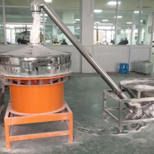 Wheat flour screw conveyor and Screening